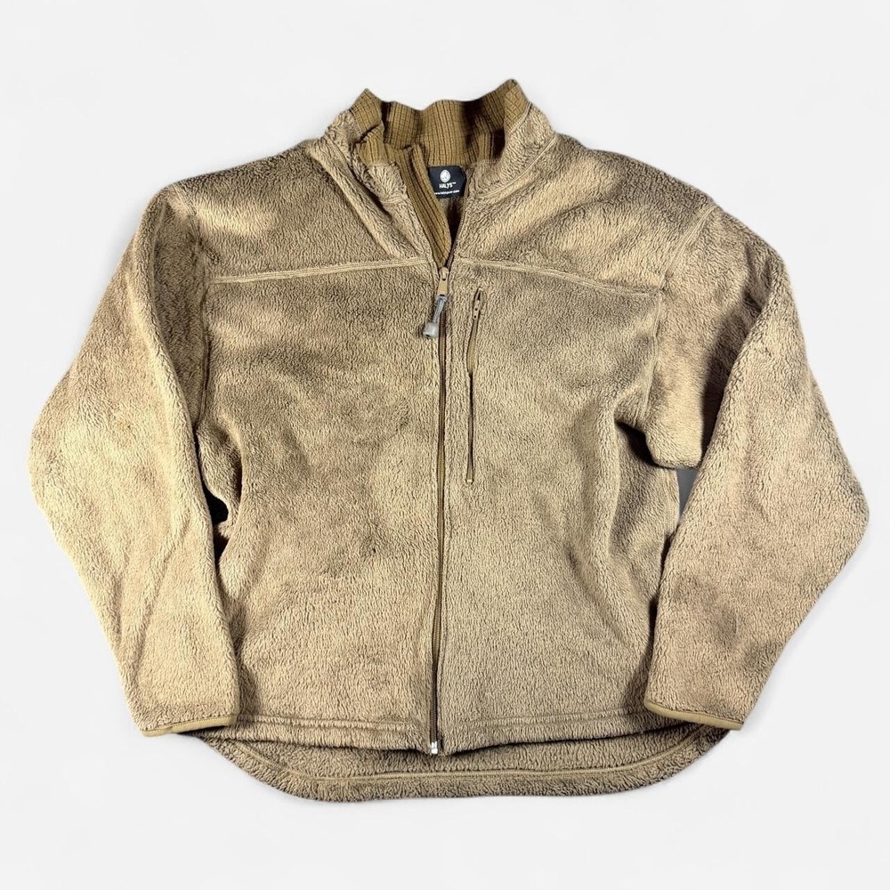 Halys Coyote Brown Block 1 Level 3 Fleece Full Zip Jacket ECWCS Size Large Reg